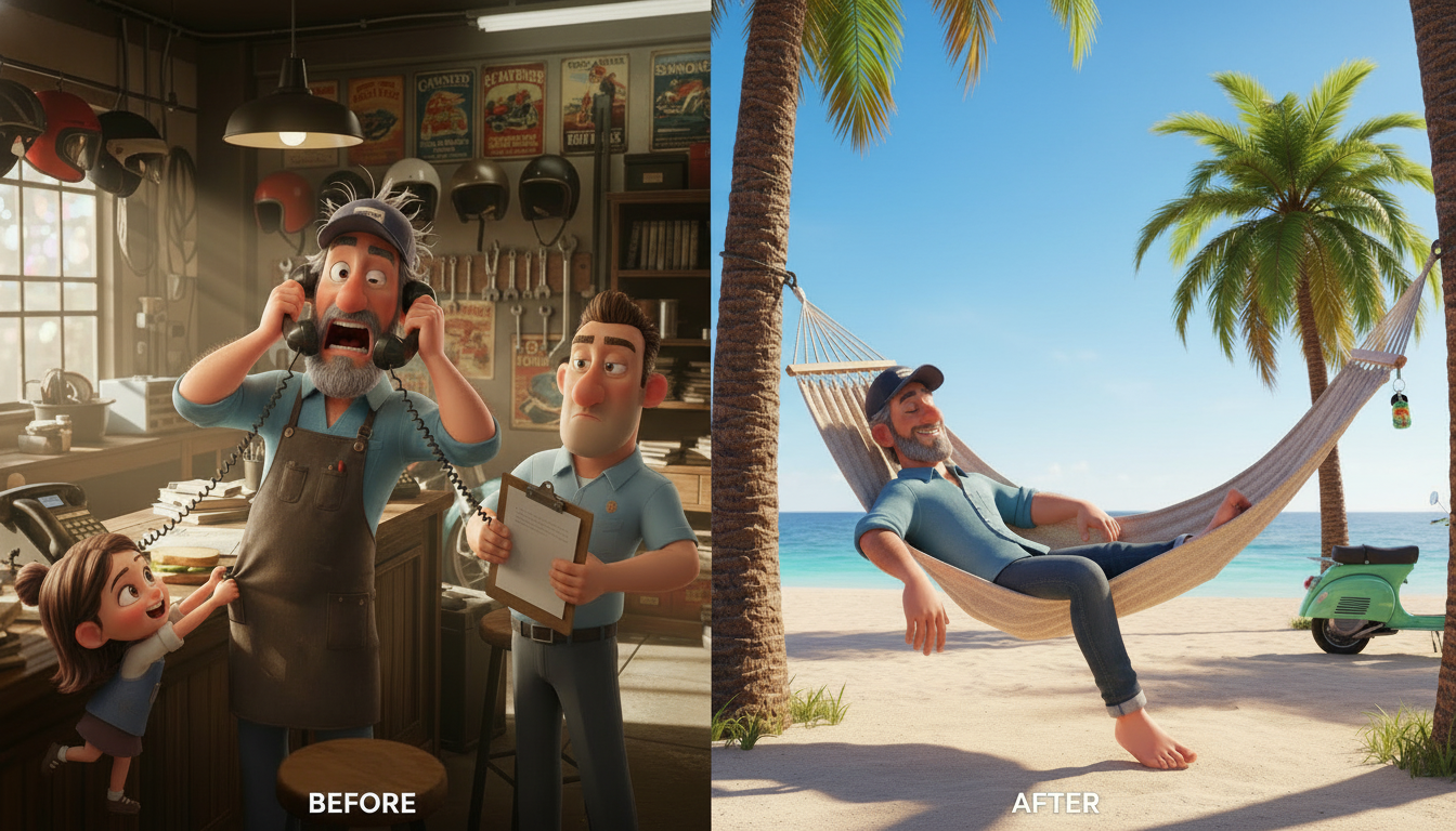 Rentizio AI managing customer bookings